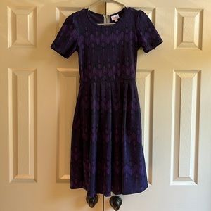 LuLaRoe purple Amelia dress